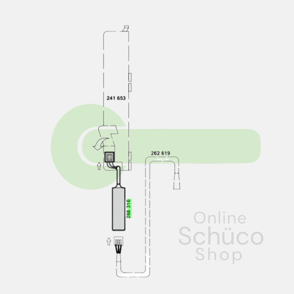 Schuco Puffer für Türöffner - 268316