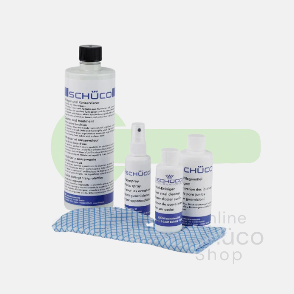 Schüco Reinigungsmittelset für Aluminiumfensterrahmen - 298672