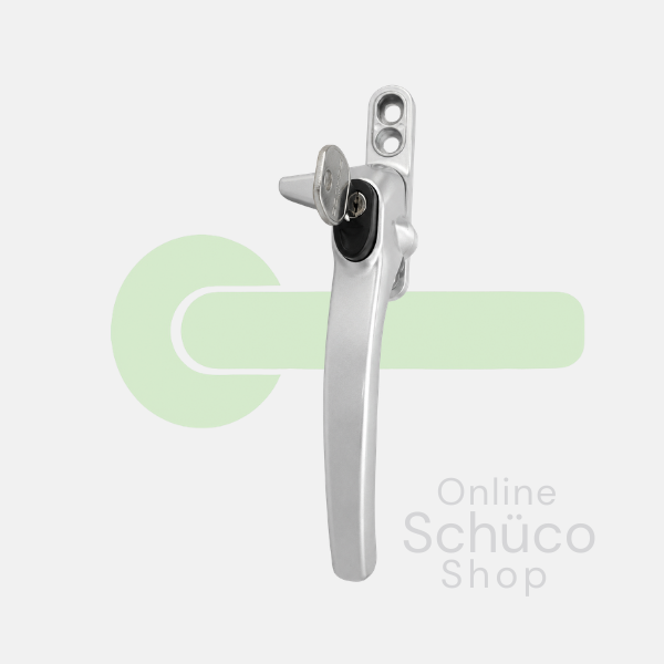 Schüco Fenstergriff - abschließbar - Kipp vor Dreh - 234039 - Aluminium