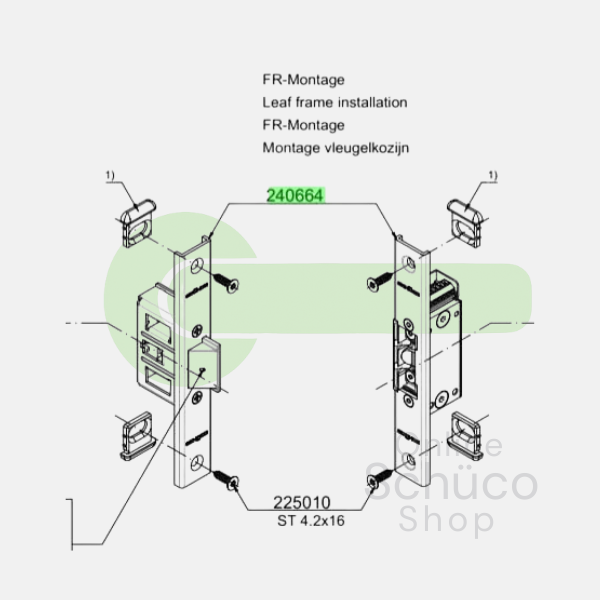 Schüco Fluchttür elektrischer Öffner - 240664