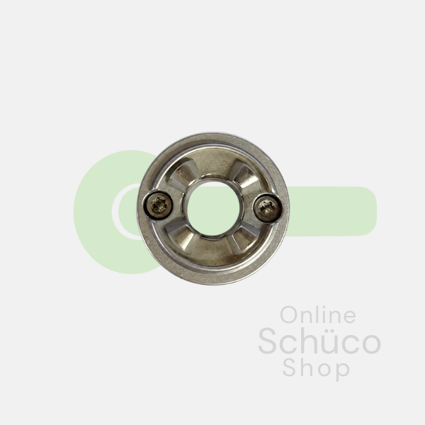 Schuco Design Rosette - Farben: 277682 Alu / 277683 Schwarz 9005 / 277684 Weiß 9010 / 277685 Weiß 9016 / 277686 Edelstahl-Optik