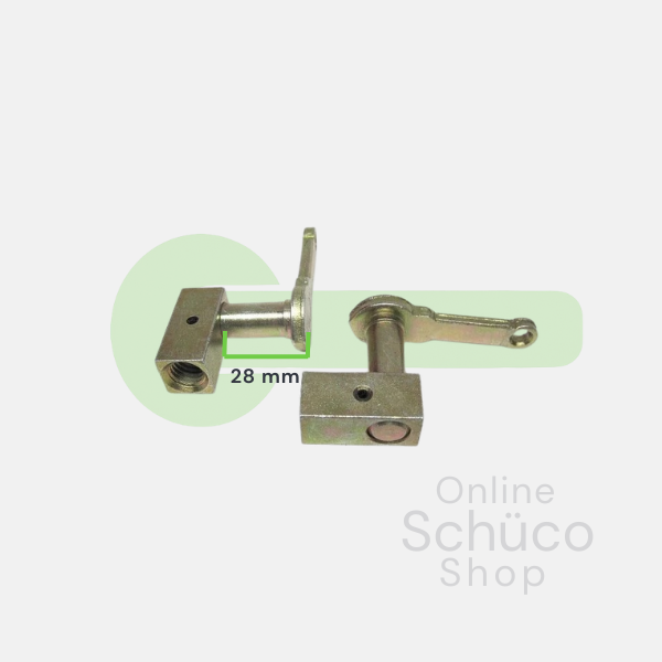 Schüco Espagnolet-Nocken 239351 für Auflagen-Espagnolette - 28 / 22.5 mm