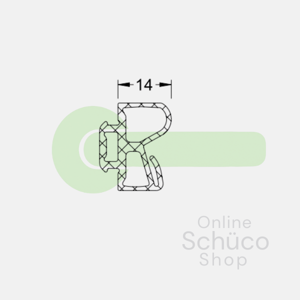 Schuco vouwwand afdichting - per set  -  224693