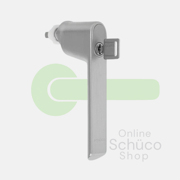 Schuco Fenstergriff - abschließbar - Edelstahl-Look -247038
