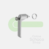 Schüco Fenstergriff - abschließbar - 234014 - Aluminium