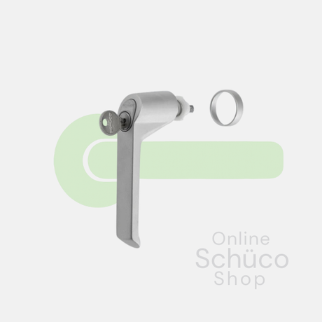 Schüco Fenstergriff - abschließbar - 234014 - Aluminium