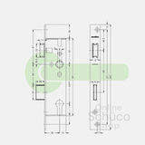 Schuco Antipanik - E 35/92/9 - 241257 / 241258