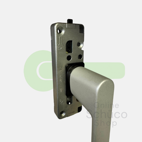 Schüco Aluminium-PSK-Griff Schiebetür Silber RS 247686 / 277786 - LS 247685 / 277785
