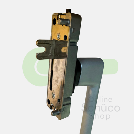 Schüco Aluminium PSK Griff abschließbar für Schiebetür Silber RS 247696 /277796 - LS 247695 / 277795