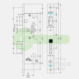 Schuco 241181 / 279503 Tag-/Nacht-Schloss - 54/92/10