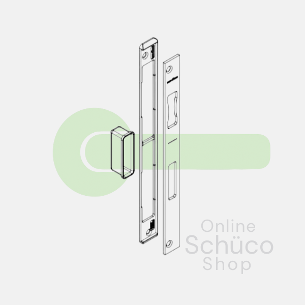 Schüco Schließblech 270 mm - 240526