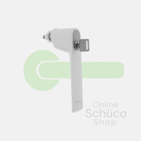 Schuco Fenstergriff - abschließbar - Kipp vor Dreh - diverse Farben - 247656 / 247657 / 247658 / 247659 / 2476600