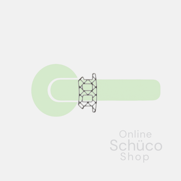 Schuco Dichtungsgummi* ASS 50 schwarz - 224563 - pro Meter