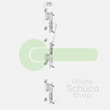 Schuco 3-teiliger Satz Schließbleche - 240866