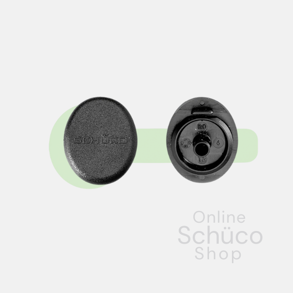 Schuco Gelenkkappe - Aufschraubscharnier - Unterseite 239080 - pro Stück