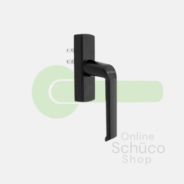 Schüco Fenstergriff – 214816 – Schwarz RAL 9005