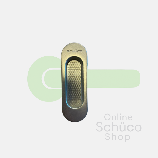 Schuco Schiebetür-Muschelgriff 269400 ALU / 269402 RAL 9010 - weiß / 269401 weiß