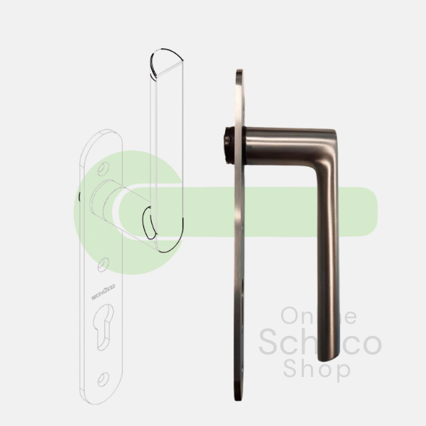 Schüco Schiebetürgriff Edelstahl 247959