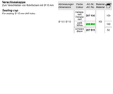 Schroefdopjes - per 10 st. - 208402 / 207515