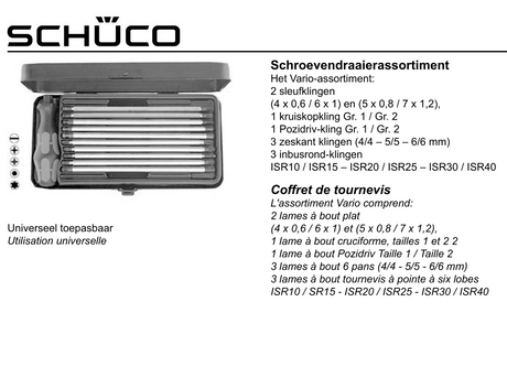 Schuco Schraubendreher Set - 282046